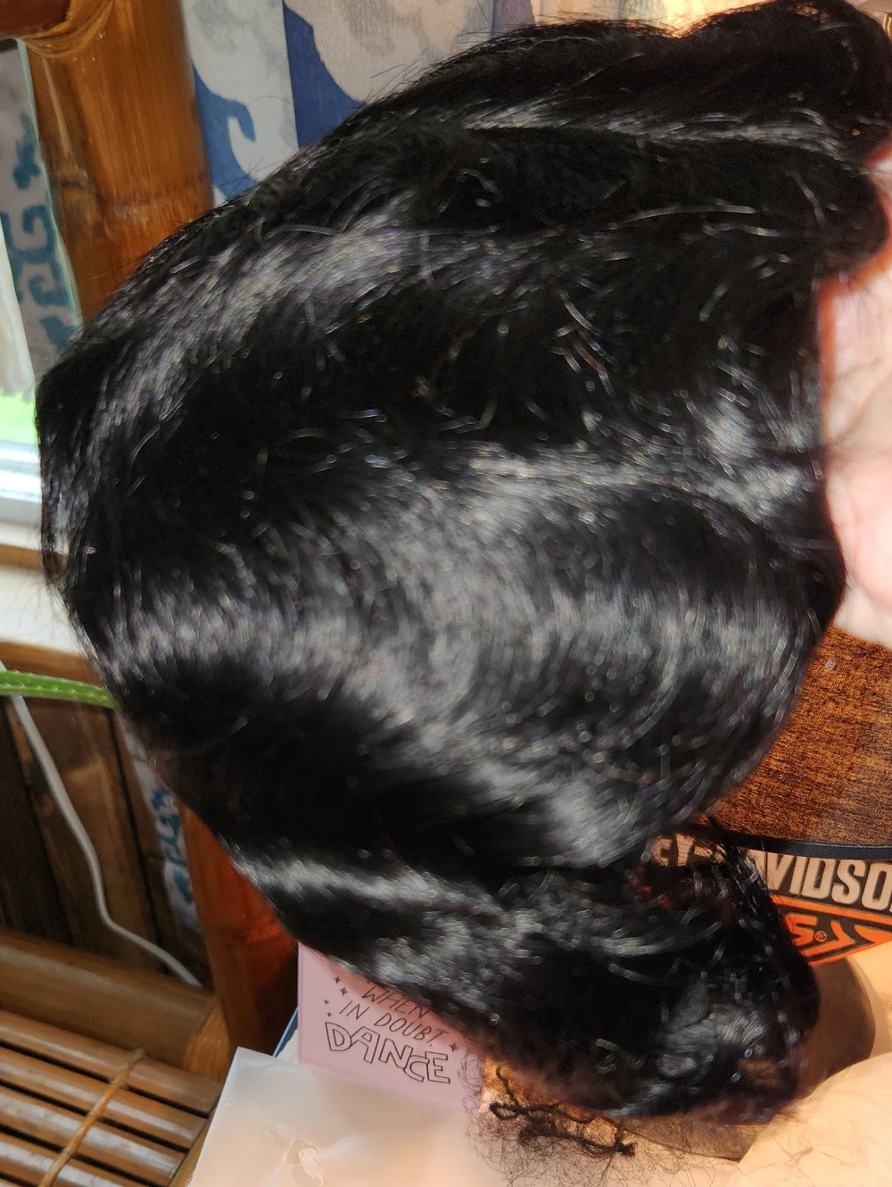 Short Wavy Human Hair Wig